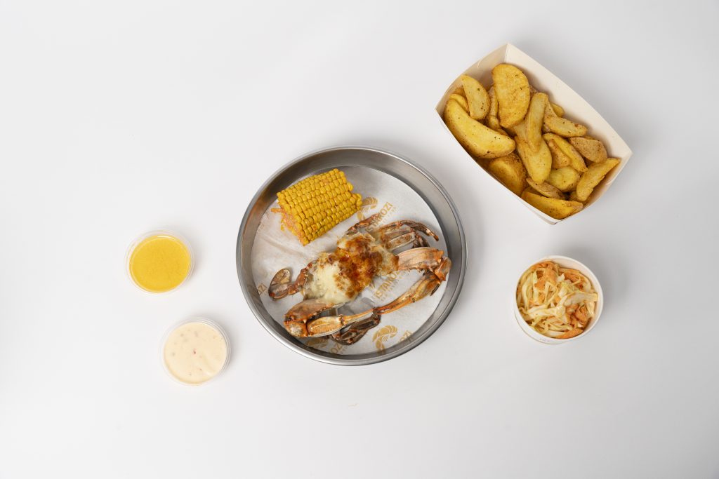 Menu 08 — Crab with Mozzarella